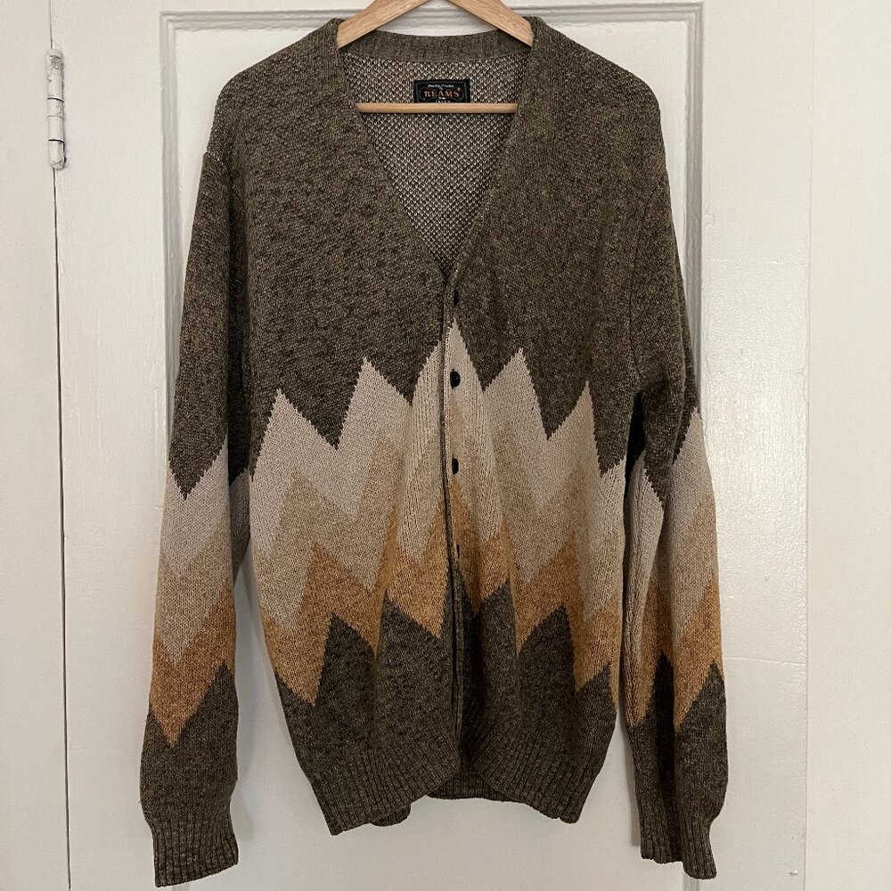Beams Plus Jacquard Cardigan